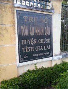 Tòa án nhân dân huyện Chư Sê tỉnh Gia Lai