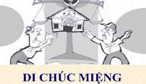 Di chúc miệng được coi là hợp pháp khi nào? -Luật 24h