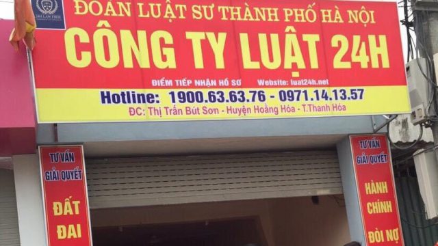 Văn phòng luật sư nào lâu đời, uy tín nhất Thanh Hóa- luật 24h