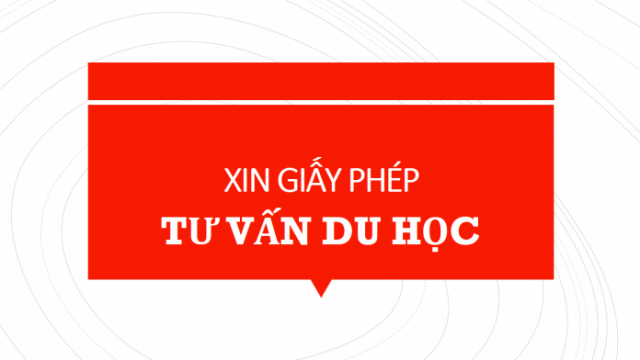 Xin giấy phép tư vấn du học – Luật 24h