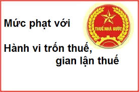 Các mức xử phạt hành chính trong trường hợp trốn thuế – Luật 24h