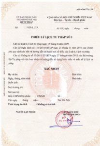 Thủ tục cấp Phiếu lý lịch tư pháp - luật 24h