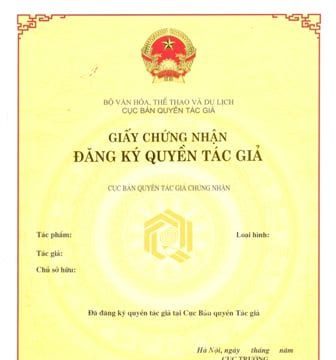 Giấy chứng nhận đăng ký quyền tác giả theo quy định – luật 24h