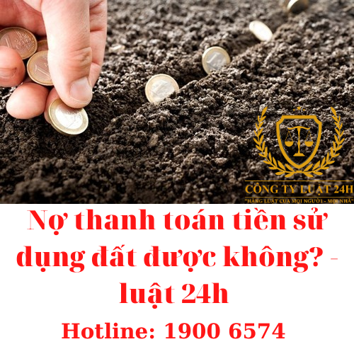 Nợ thanh toán tiền sử dụng đất được không? - luật 24h