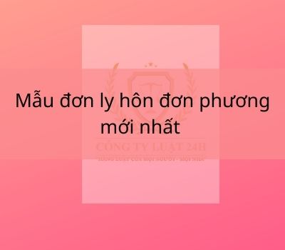 mẫu đơn ly hôn đơn phương mới nhất của tòa án huyện Ngọc Hiển