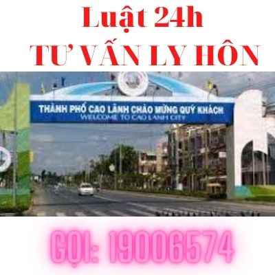 Tư vấn thủ tục ly hôn tại huyện Cao Lãnh