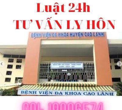 Giải quyết ly hôn trọn gói tại huyện Cao Lãnh