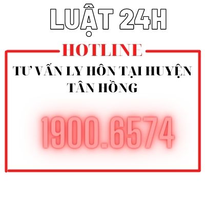 Luật sư huyện Tân Hồng giải quyết ly hôn nhanh