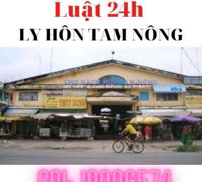 Công ty luật tư vấn giải quyết ly hôn tại huyện Tam Nông – Luật 24h