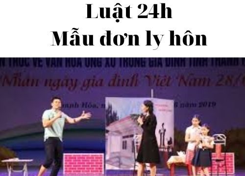 Mẫu đơn ly hôn đơn phương mới nhất của tòa án tỉnh Long An