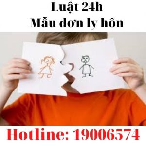 Mẫu đơn ly hôn mới nhất của tòa án thành phố Tân An