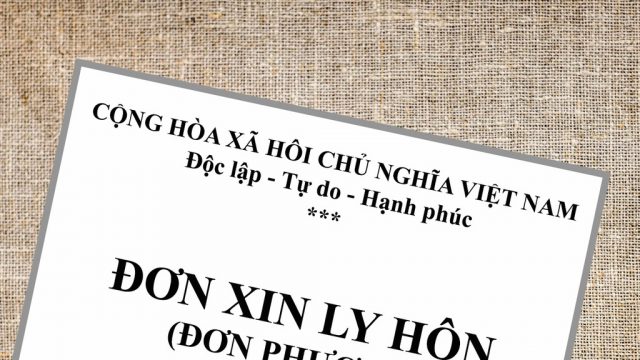 Mẫu đơn ly hôn đơn phương mới nhất của tòa án huyện Vũ Quang