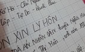 đơn ly hôn