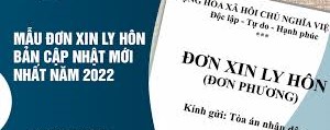 Bán biểu mẫu ly hôn tại thị xã Bỉm Sơn – Thanh Hóa