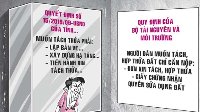 Thủ tục tách thửa đất tại Huyện Tam Nông