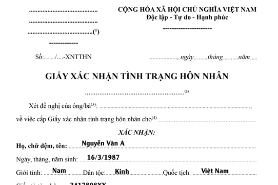 Không có giấy xác nhận tình trạng hôn nhân có đăng ký kết hôn được không ?