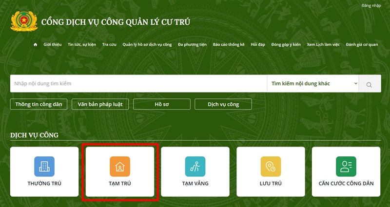 Thủ tục đăng ký tạm trú online ngay tại nhà đơn giản nhất