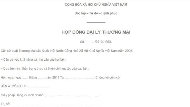 Hợp đồng thương mại là gì?