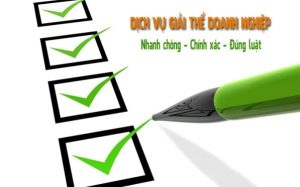 Dịch vụ giải thể Công ty doanh nghiệp tại Huyện Đan Phượng