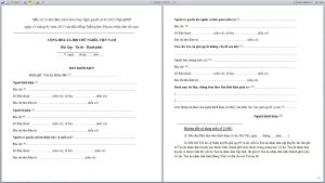 Mẫu đơn khởi kiện tranh chấp đất đai mới nhất của tòa án nhân dân Huyện Thanh Miện