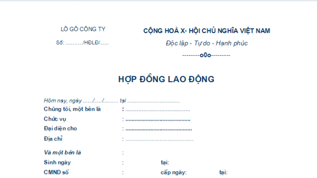 Một số lưu ý khi soạn thảo hợp đồng lao động