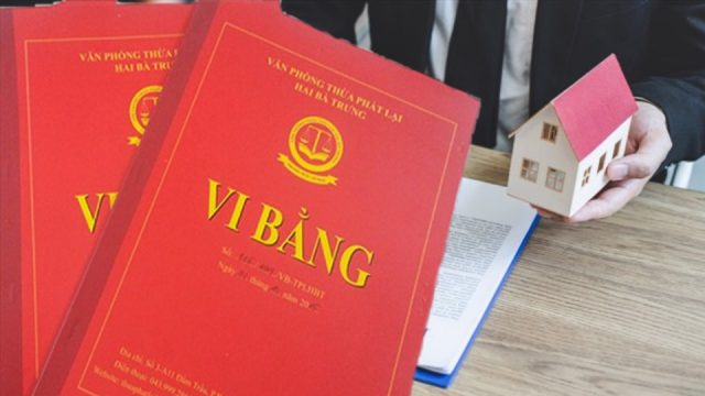 Lập Vi bằng mua bán nhà đất tại Thị Xã Kiến Tường