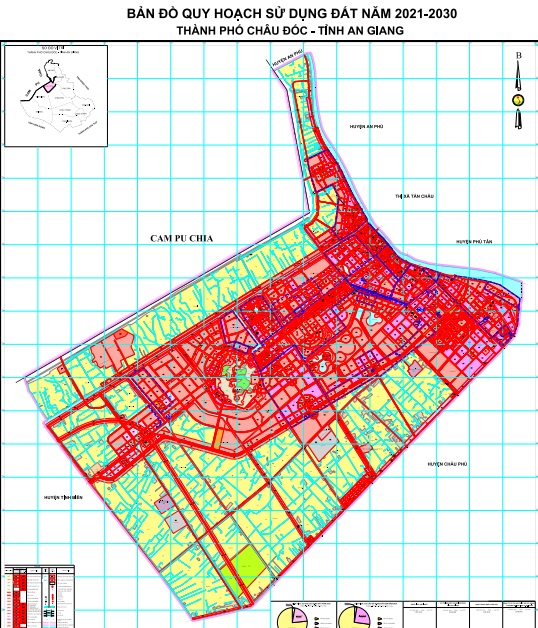 Thông tin quy hoạch đất đai mới nhất tại Thành Phố Châu Đốc
