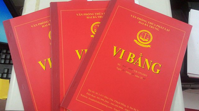 Lập vi bằng mua bán nhà đất tại Thành Phố Long Xuyên