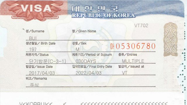 Dịch vụ làm visa đi hàn quốc uy tín tại Hà Nội