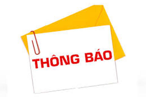 Mẫu giấy báo tin cho tổ chức, cá nhân