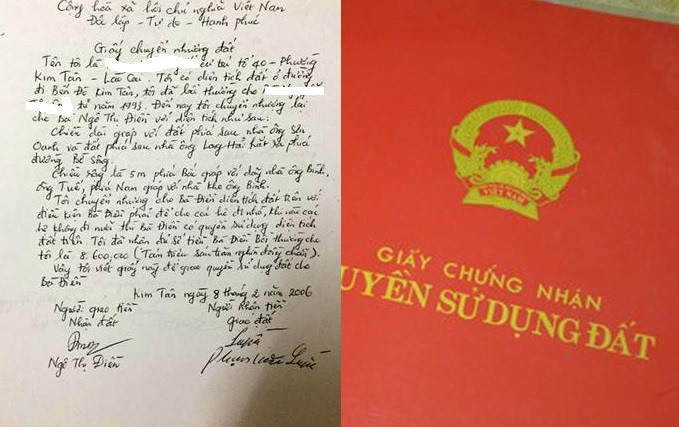 Dịch vụ làm sổ đỏ đất mua bán bằng giấy viết tay tại quận Long Biên