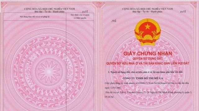 Mã vạch trên giấy chứng nhận quyền sử dụng đất