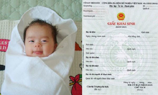 Thủ tục khai sinh cho trẻ em tại Việt Nam có cha mẹ không quốc tịch