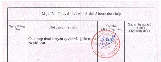 Thanh toán nợ tiền sử dụng đất