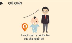 Quê quán của cá nhân được xác định như thế nào?