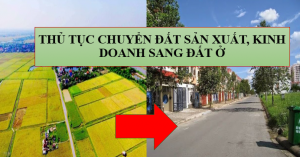 Đất SKC là gì? Thủ tục chuyển đất sản xuất, kinh doanh sang đất ở?