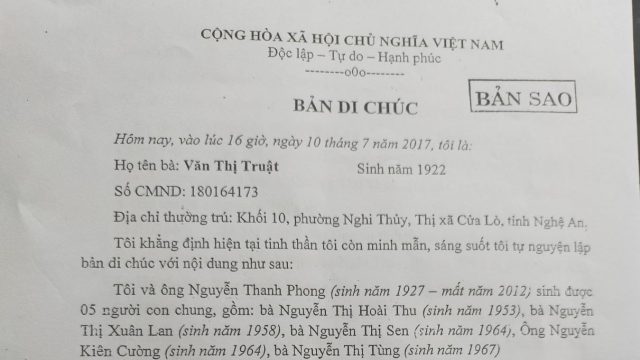 Mẫu đơn khởi kiện phân chia di sản thừa kế mới nhất tại Thành Phố Hạ Long