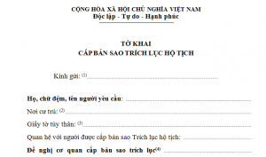 Thủ tục đăng ký lại khai sinh có yếu tố nước ngoài