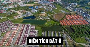 Hỏi về xác định diện tích đất ở đối với trường hợp có ao,vườn