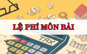 Luật sư tư vấn cách tính lệ phí môn bài?