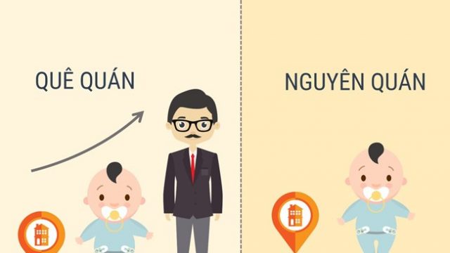 Mục quê quán ghi khác nhau giữa các con có ảnh hưởng gì không?