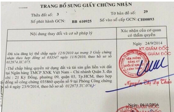 Dịch vụ xóa thế chấp ngân hàng nhanh tại Quận Thanh Xuân – Gọi 1900 6574