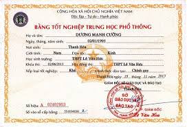 Thủ tục xin cấp lại bản sao bằng tốt nghiệp trung học phổ thông