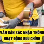 Hỏi về thông báo hoạt động bưu chính?