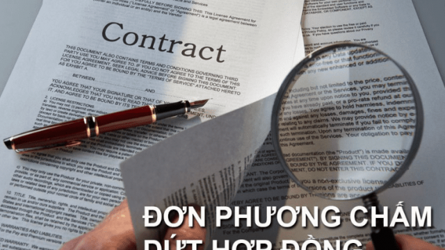 Đơn phương chấm dứt thực hiện hợp đồng dịch vụ